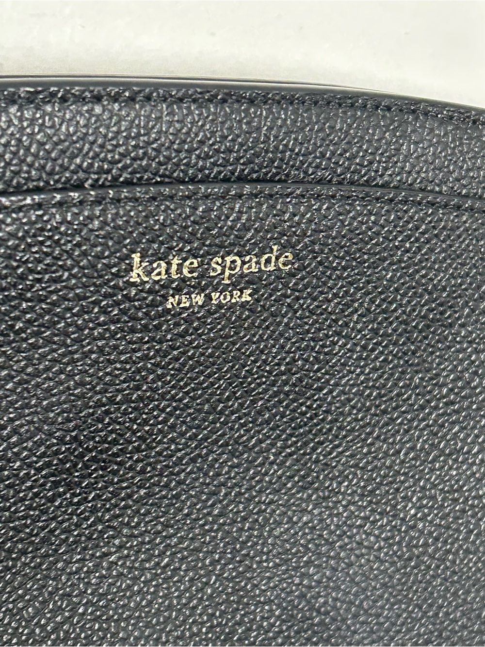 Kate Spade New York Black Pebbled Leather Chain Crossbody Bag - Picture 11 of 12
